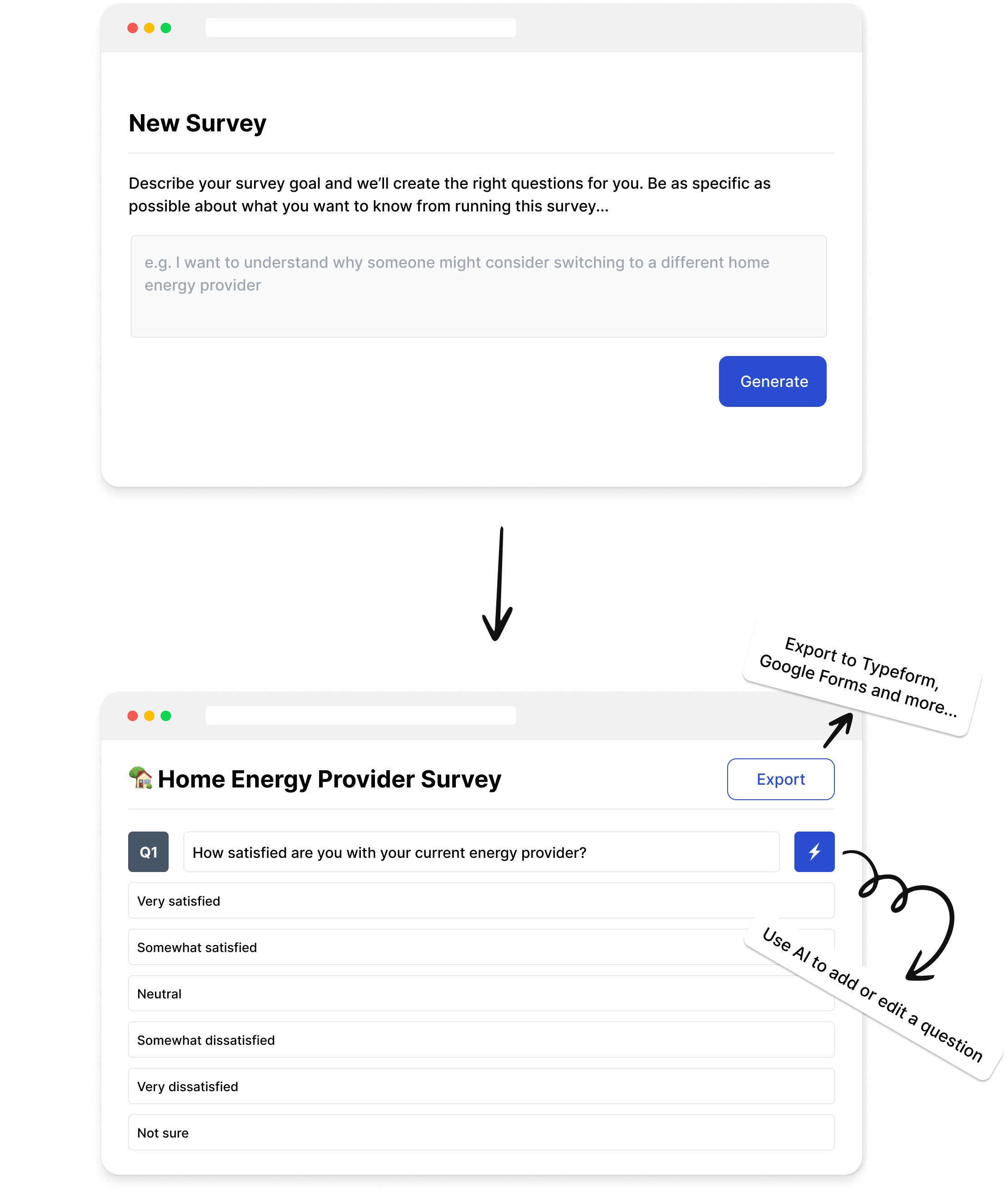 SurveyAssistant Screenshot